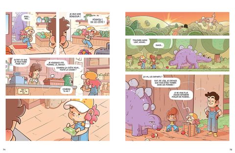 Aperçu de l'album Tilly Zorus tome 1 - La ferme aux dinos