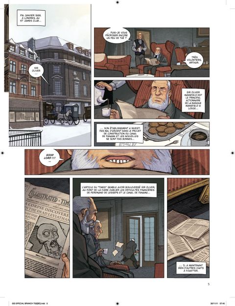 Aperçu de l'album Special Branch tome 3 - La Mort du Léviathan