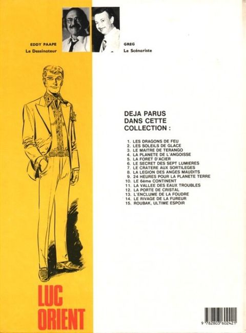 Aperçu de l'album Luc Orient tome 8 - la Légion des Anges Maudits