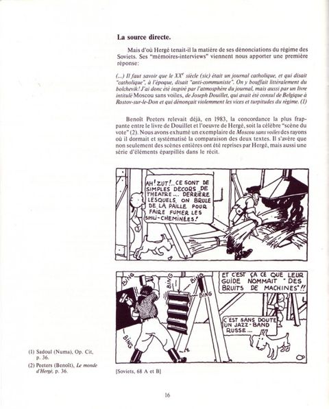 Aperçu de l'album Tintin (Autour de la BD) tome 1987 - Dossier Tintin
