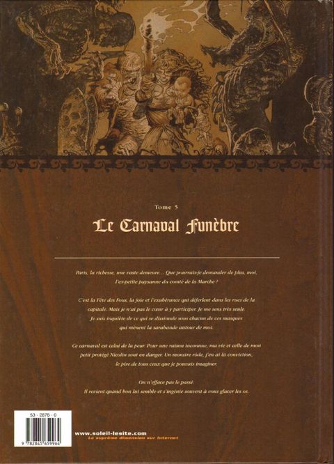 Aperçu de l'album Mortepierre tome 5 - Le Carnaval Funèbre