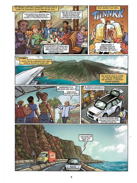 Aperçu de l'album La Diagonale des Fous tome 1 - Le grand raid de la réunion