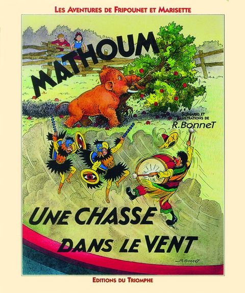 Couverture de l'album Les Aventures de Fripounet et Marisette : Mathoum Suivi de une Chasse dans le Vent