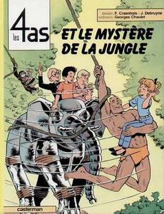Couverture de l'album Les 4as et le Mystère de la Jungle