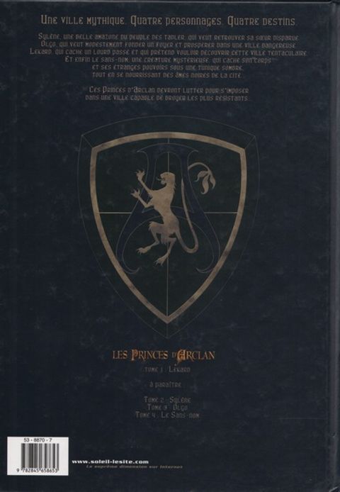 Aperçu de l'album Les Princes d'Arclan tome 1 - Lekard