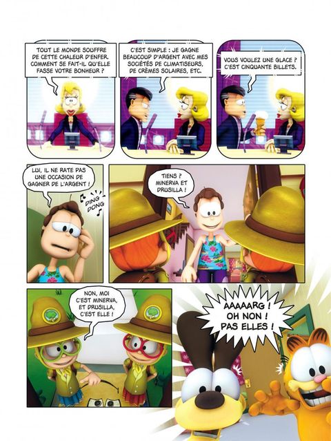 Aperçu de l'album Garfield & Cie tome 9 - Chaleur d'Enfer