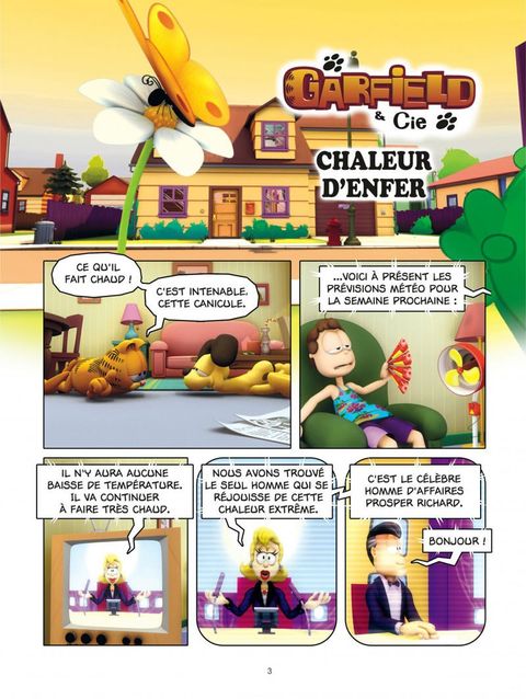 Aperçu de l'album Garfield & Cie tome 9 - Chaleur d'Enfer