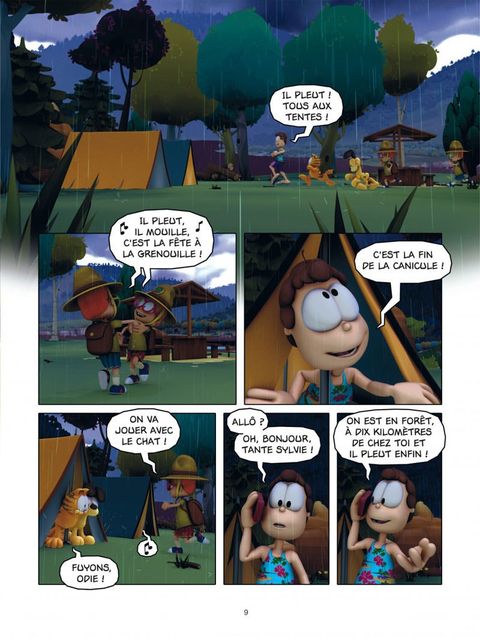 Aperçu de l'album Garfield & Cie tome 9 - Chaleur d'Enfer