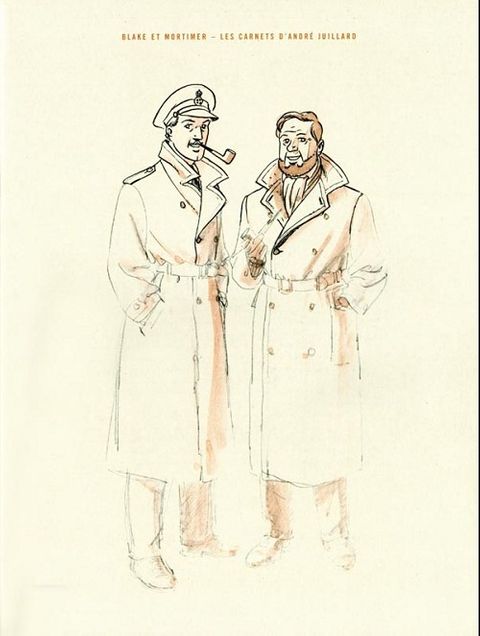 Couverture de l'album Blake et Mortimer - Les carnets d’André Juillard