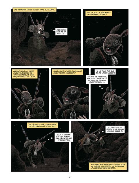 Aperçu de l'album Voyage au centre de la terre, de Jules Verne tome 2