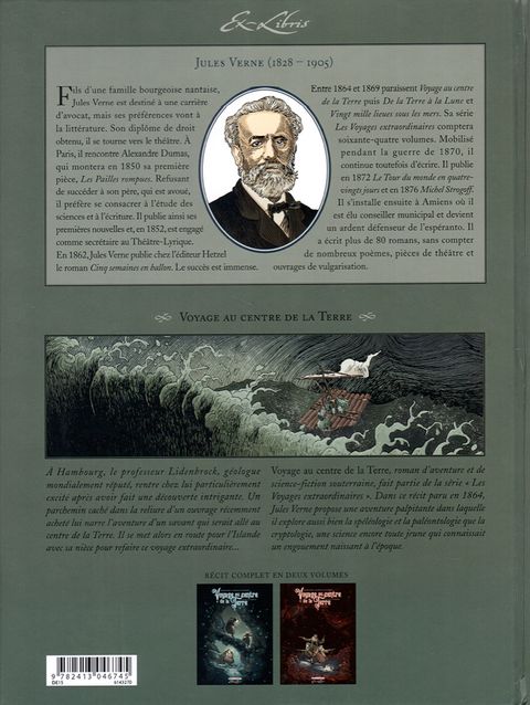 Aperçu de l'album Voyage au centre de la terre, de Jules Verne tome 2