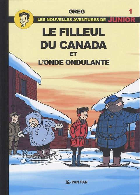 Couverture de l'album Le filleul du Canada et l'onde ondulante