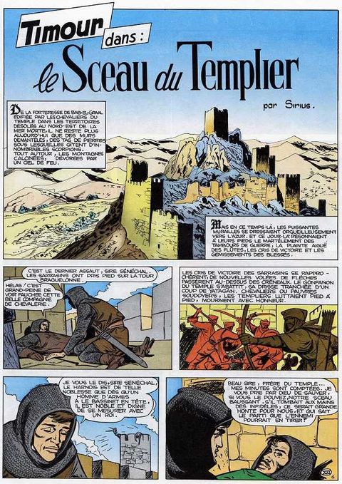 Aperçu de l'album Les Timour tome 21 - Le sceau du templier