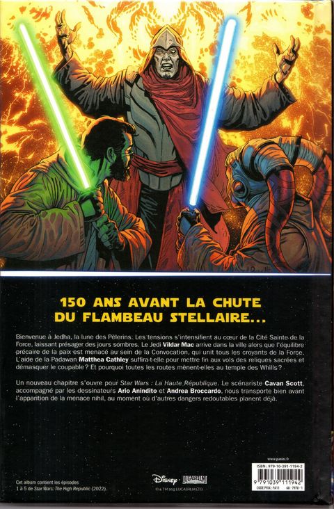 Aperçu de l'album Star Wars : La Haute République - Phase II tome 1 - L’équilibre dans la force