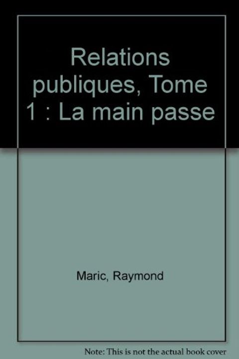 Couverture de la série Relations Publiques