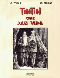 Couverture de l'album Tintin chez Jules Verne