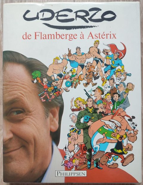 Couverture de l'album Uderzo de Flamberge à Astérix
