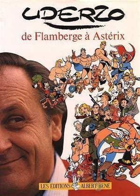 Couverture de l'album Uderzo de Flamberge à Astérix