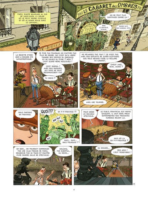 Aperçu de l'album Une Aventure des Spectaculaires tome 6 - Les Spectaculaires font leur cirque chez Jules Verne