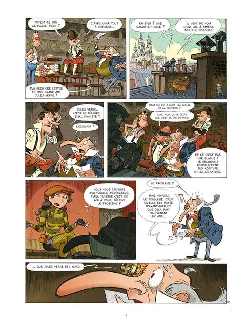 Aperçu de l'album Une Aventure des Spectaculaires tome 6 - Les Spectaculaires font leur cirque chez Jules Verne