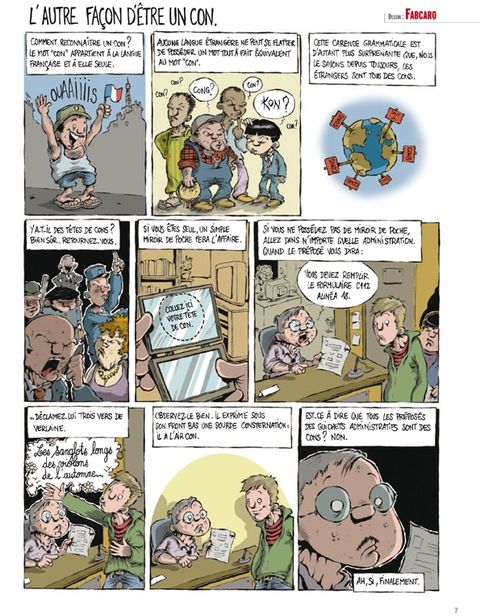 Aperçu de l'album Pierre Desproges en BD - Pierre Desproges en BD : Françaises, Français, Belges, Belges, lecteur chéri, mon amour