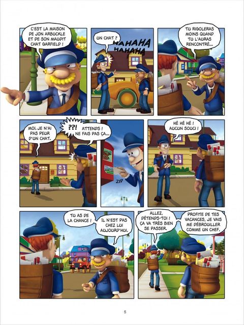 Aperçu de l'album Garfield & Cie tome 10 - Chasse au Facteur