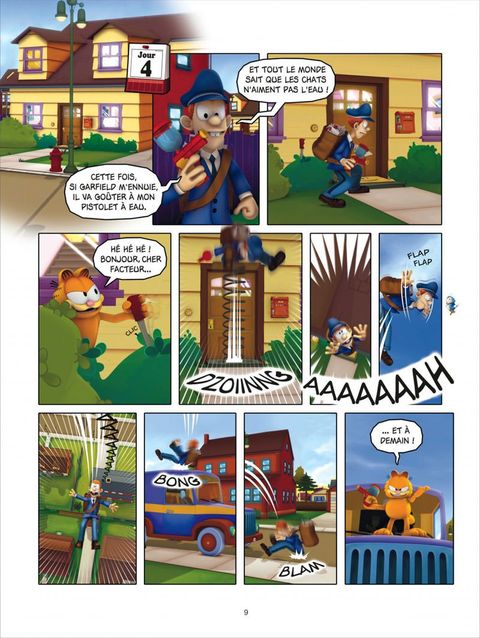 Aperçu de l'album Garfield & Cie tome 10 - Chasse au Facteur