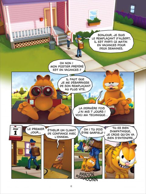 Aperçu de l'album Garfield & Cie tome 10 - Chasse au Facteur