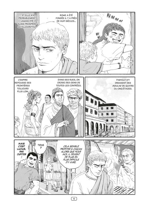 Aperçu de l'album Thermae Romae tome 1
