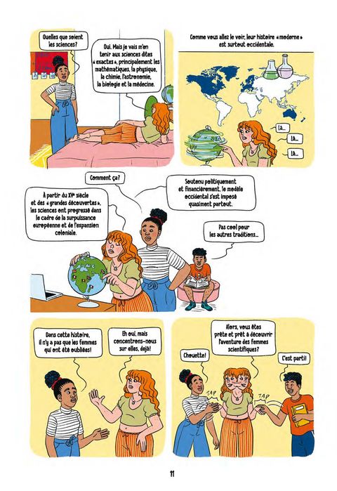 Aperçu de l'album Histoire des sciences au féminin