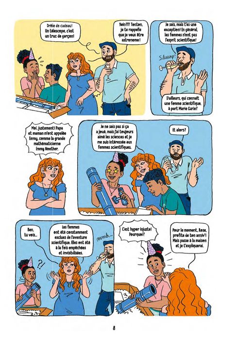 Aperçu de l'album Histoire des sciences au féminin