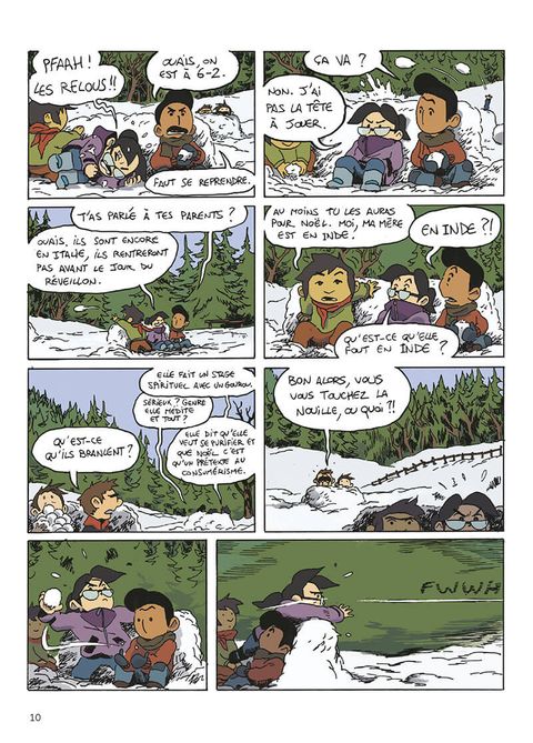 Aperçu de l'album Le Collège Noir tome 3 - Le Livre de la Neige