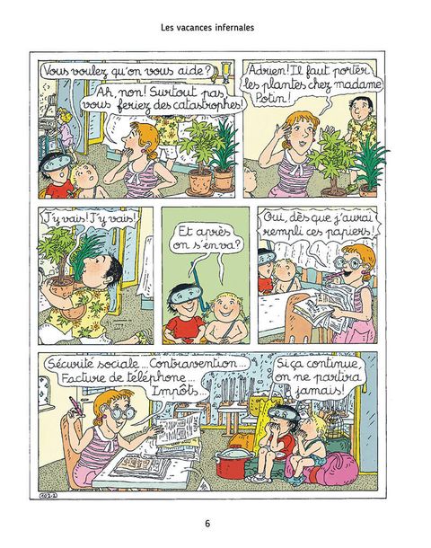Aperçu de l'album Tom-Tom et Nana tome 5 - Les Vacances Infernales