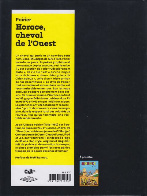 Aperçu de l'album Horace - Cheval de l'ouest (intégrale) tome 1 - Horace - Cheval de l'ouest