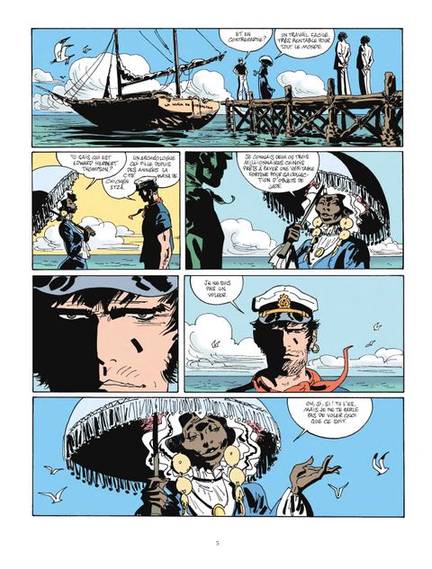 Aperçu de l'album Corto Maltese - couleur (2015) tome 17 - La Ligne de vie
