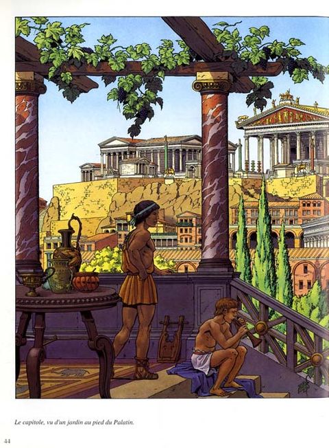 Aperçu de l'album Les Voyages d'Orion tome 3 - Rome (1) 