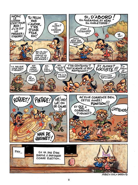 Aperçu de l'album Le p'tit Sarko tome 2 - Sarko et la p'tite Ségo qui Fait Rien que l'Embêter