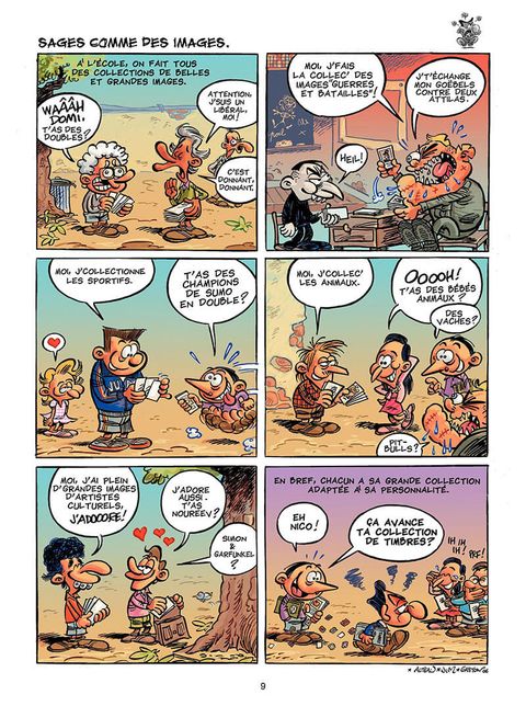 Aperçu de l'album Le p'tit Sarko tome 2 - Sarko et la p'tite Ségo qui Fait Rien que l'Embêter