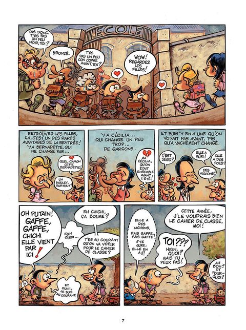Aperçu de l'album Le p'tit Sarko tome 2 - Sarko et la p'tite Ségo qui Fait Rien que l'Embêter