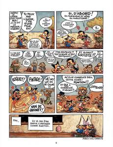 Aperçu 6 de l'album Le p'tit Sarko tome 2 - Sarko et la p'tite Ségo qui Fait Rien que l'Embêter