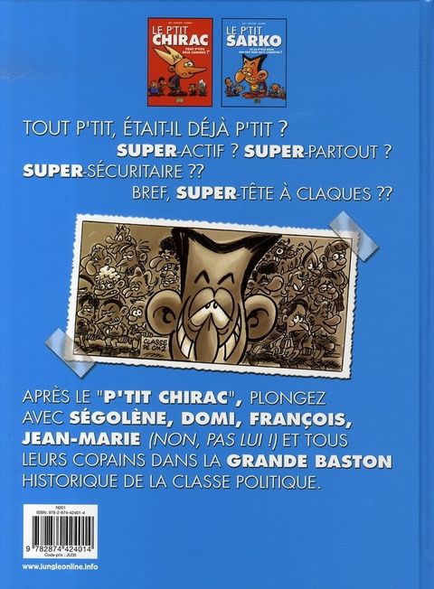 Aperçu de l'album Le p'tit Sarko tome 2 - Sarko et la p'tite Ségo qui Fait Rien que l'Embêter