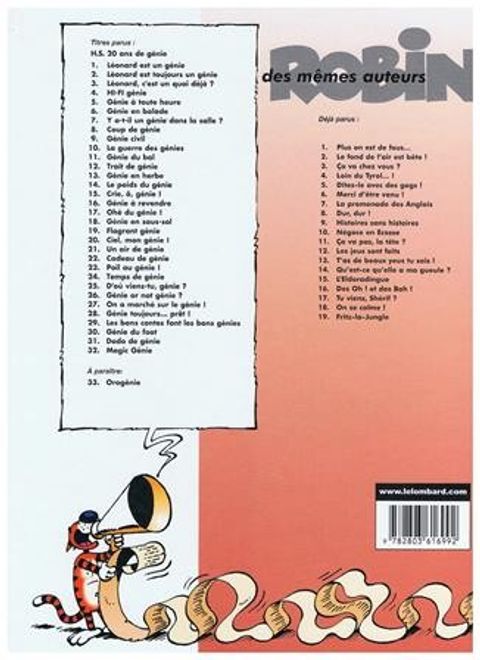 Aperçu de l'album Léonard tome 1 - Léonard est un génie