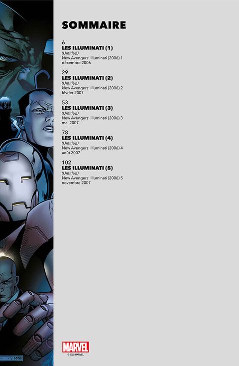 Aperçu de l'album New Avengers : Illuminati