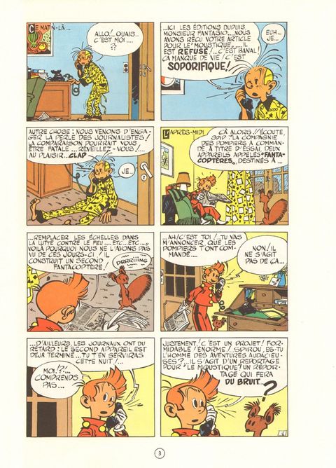 Aperçu de l'album Spirou et Fantasio tome 6 - La Corne de Rhinocéros