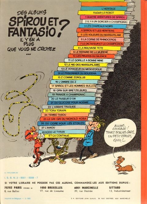 Aperçu de l'album Spirou et Fantasio tome 6 - La Corne de Rhinocéros