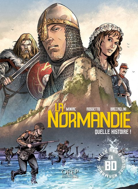 Couverture de l'album La Normandie, quelle histoire !