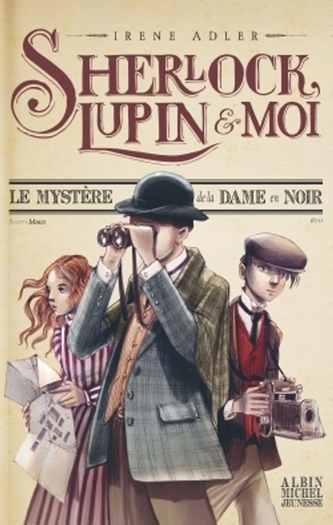 Couverture de l'album Sherlock ;Lupin & moi .Le mystère de la dame en noir