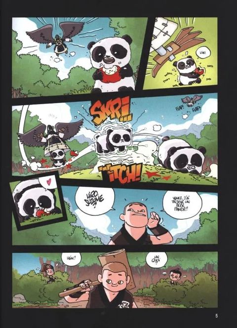 Aperçu de l'album Les Mini-Ninjas tome 1 - Le Pandakuji