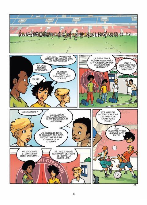 Aperçu de l'album Psg Academy tome 1 - Une Equipe de Rêve