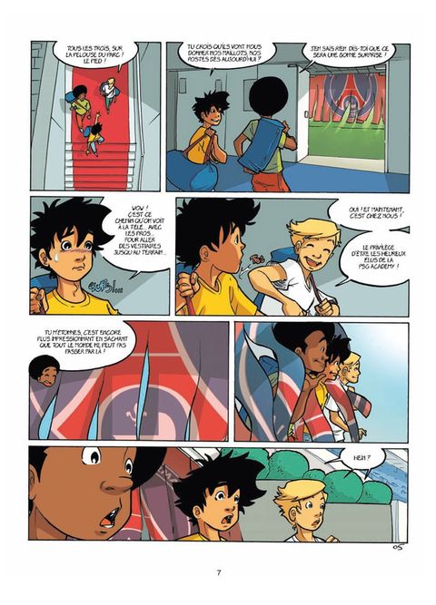 Aperçu de l'album Psg Academy tome 1 - Une Equipe de Rêve